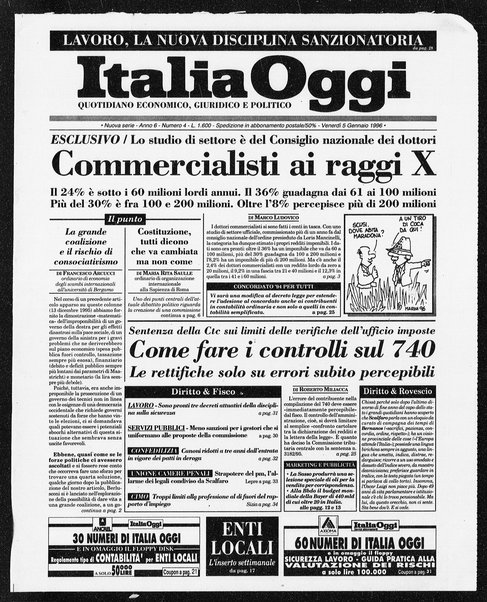 Italia oggi : quotidiano di economia finanza e politica